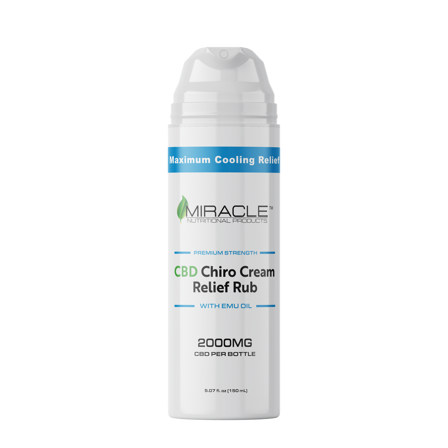 2000mg CBD Chiro Cream Relief Rub