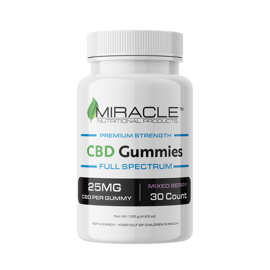 25mg Full Spectrum CBD Gummies - 30ct.