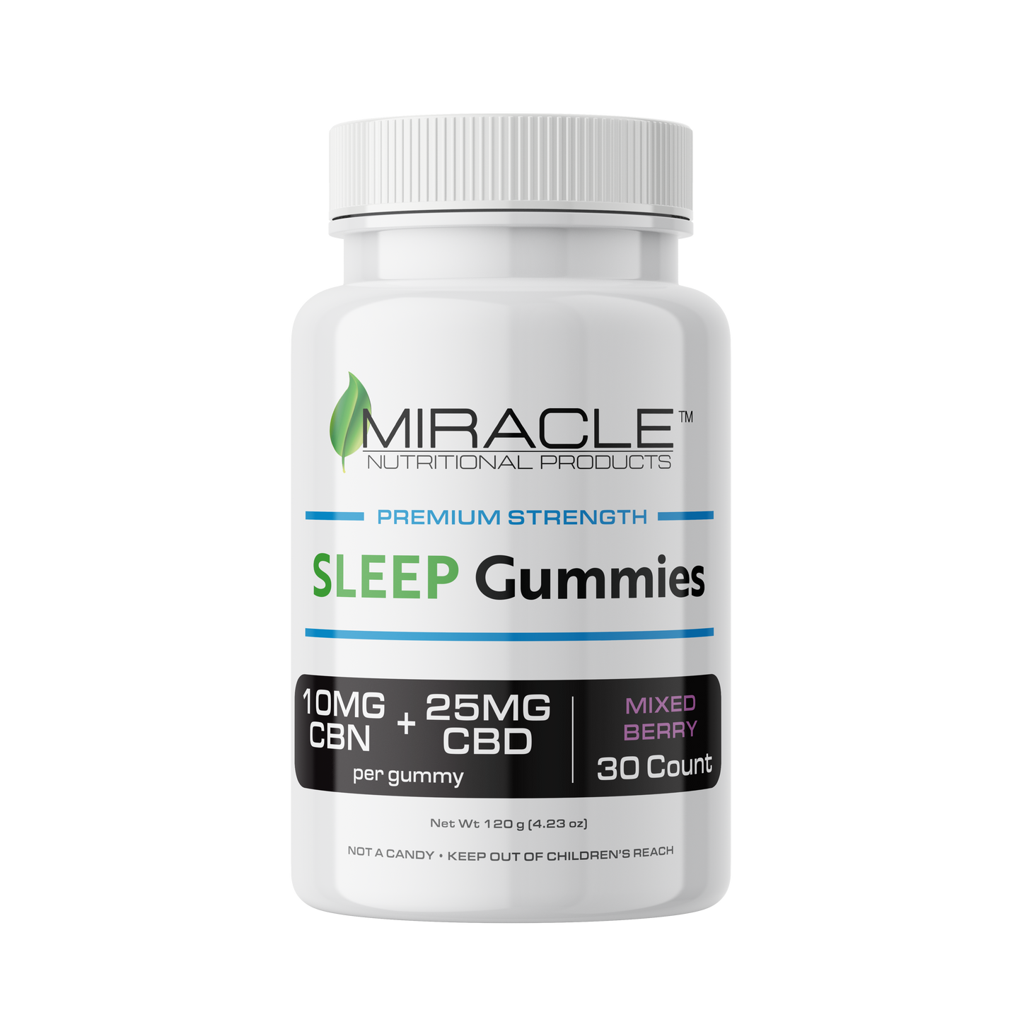 Sleep Gummies with 10mg CBN & 25mg CBD - 30ct.