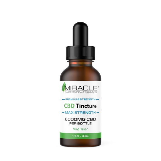 6000mg Pharma Grade CBD Tincture Oil - Mint Flavor
