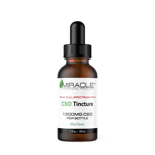 1500mg Full Spectrum CBD Tincture Oil - Mint Flavor