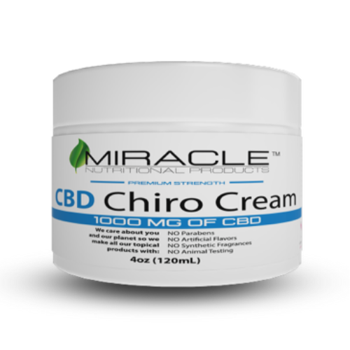 Premium Strength CBD Chiro Cream 1000mg     **New and Improved OTC Formula!**