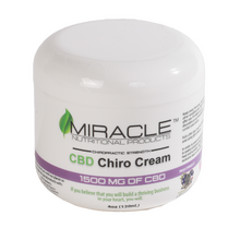 Load image into Gallery viewer, Chiropractic Strength CBD Chiro Cream 1500mg 4oz Jar     **New and Improved OTC Formula**
