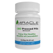 Load image into Gallery viewer, CBD Pressed Pill Bottle 750mg (30ct)

